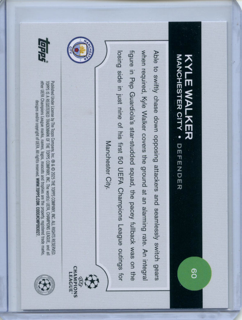 2024-25 Topps UEFA CC Kyle Walker Northern Lights