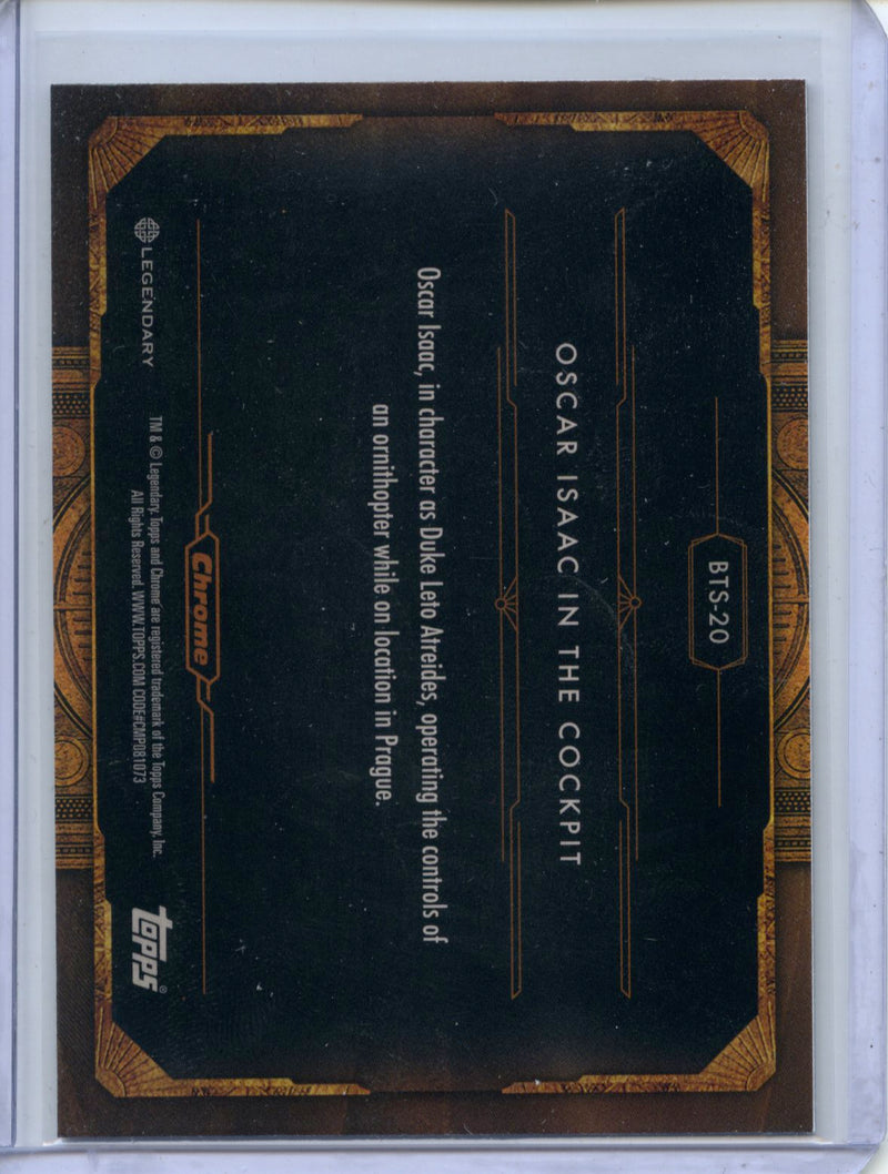 2024 Topps Dune Chrome Oscar Isaac In The Cockpit Behind The Scenes