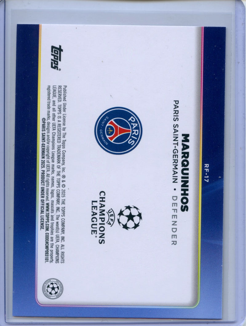 2024-25 Topps UEFA CC Marquinhos Trophy Chasers