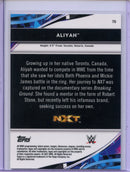 2021 Topps Finest WWE Aliyah