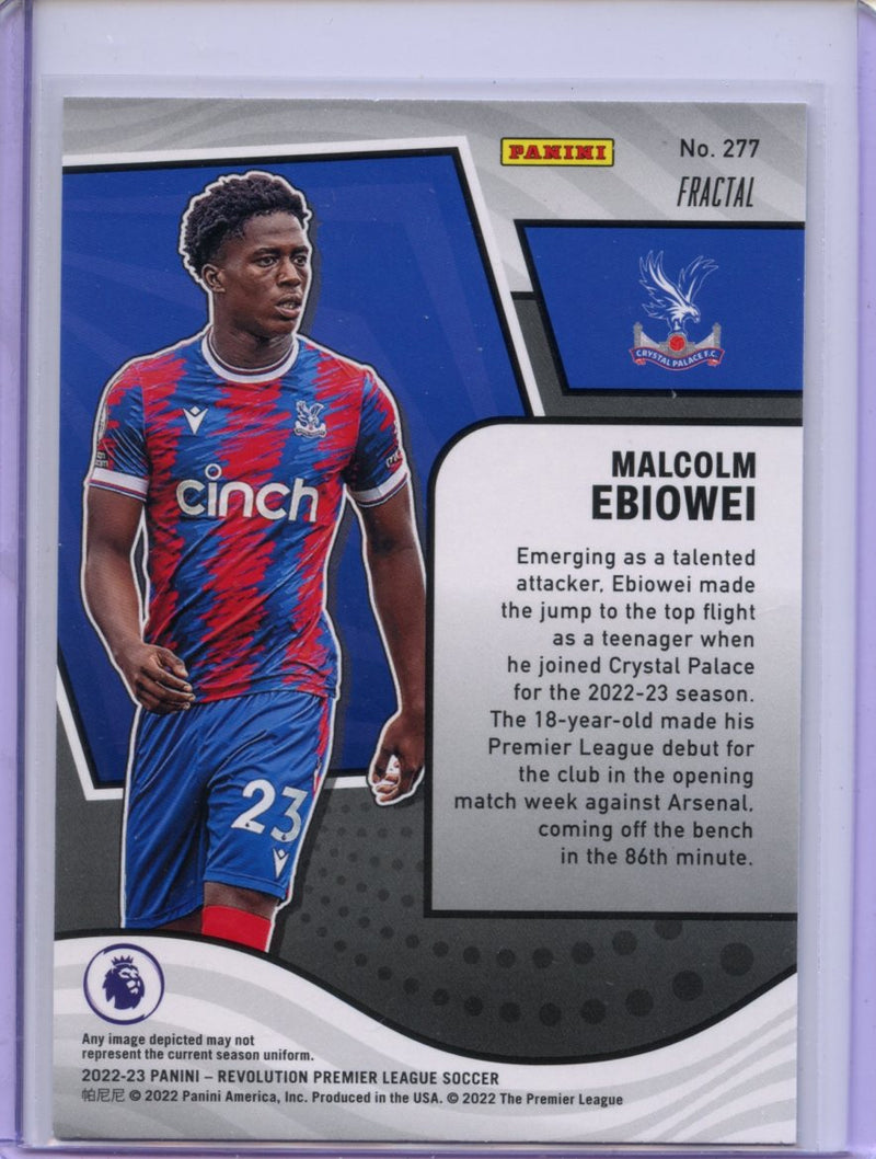 2022-23 Panini Revolution Premier League Malcolm Ebiowei Fractal
