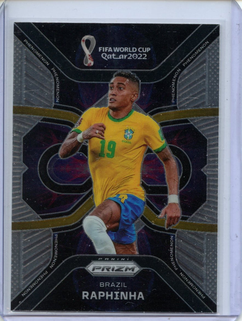 2022 Panini Prizm FIFA World Cup Qatar Raphinha Phenomenon