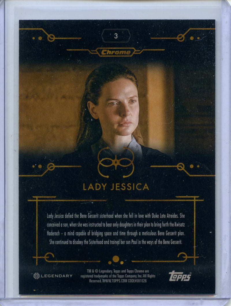 2024 Topps Dune Chrome Lady Jessica Arrakis Beige Pulsar