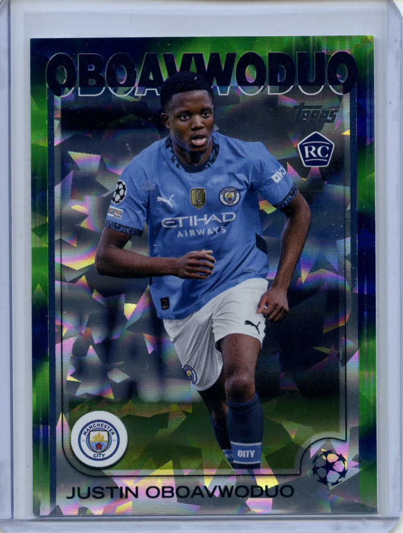 2024-25 Topps UEFA CC Justin Oboavwoduo Northern Lights