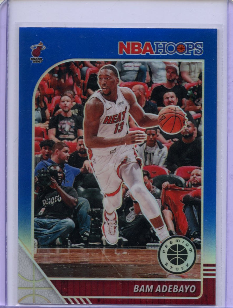 2019-20 Hoops Premium Bam Adebayo Blue Prizm