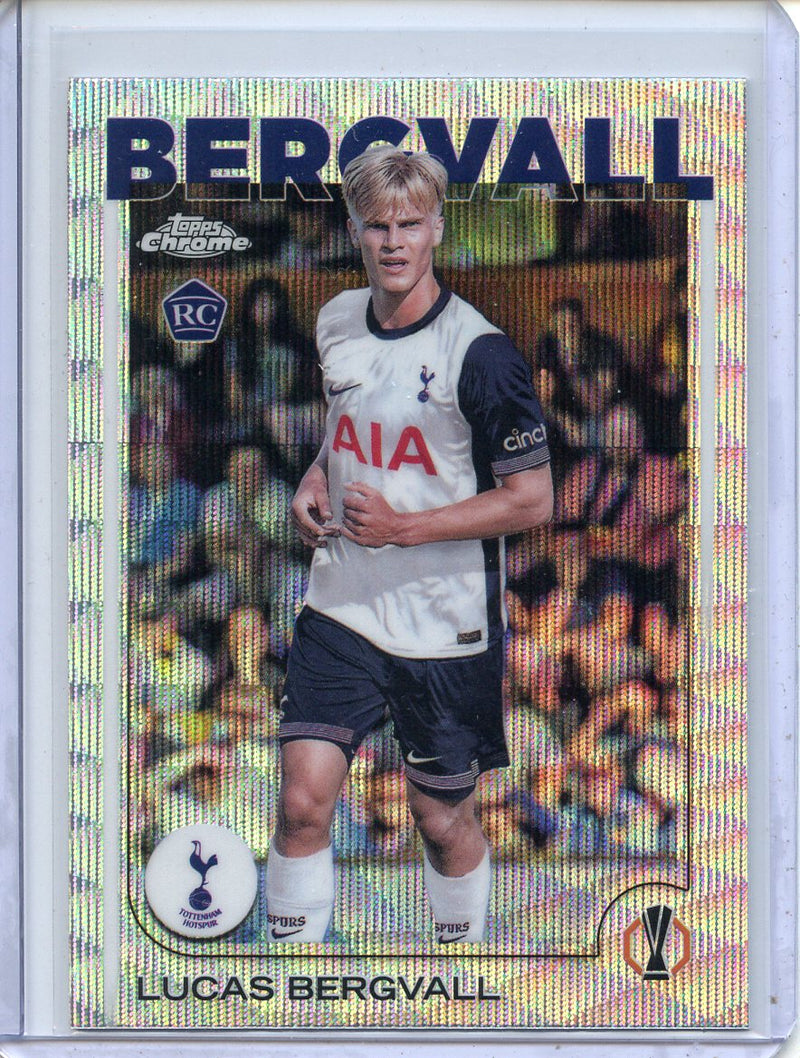 2024-25 Topps Chrome UEFA Club Comps Lucas Bergvall Wave