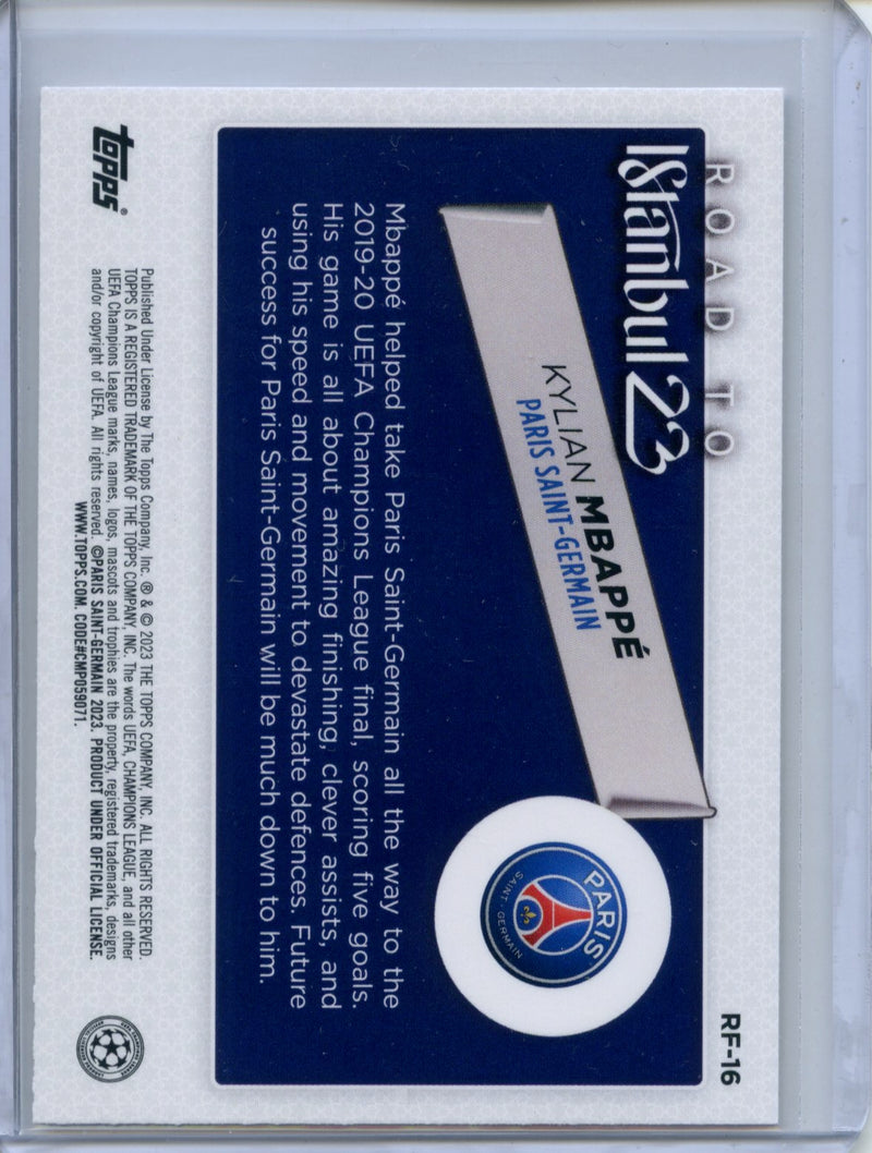 2022-23 Topps UEFA Club Competitions Kylian Mbappe Road To The Final