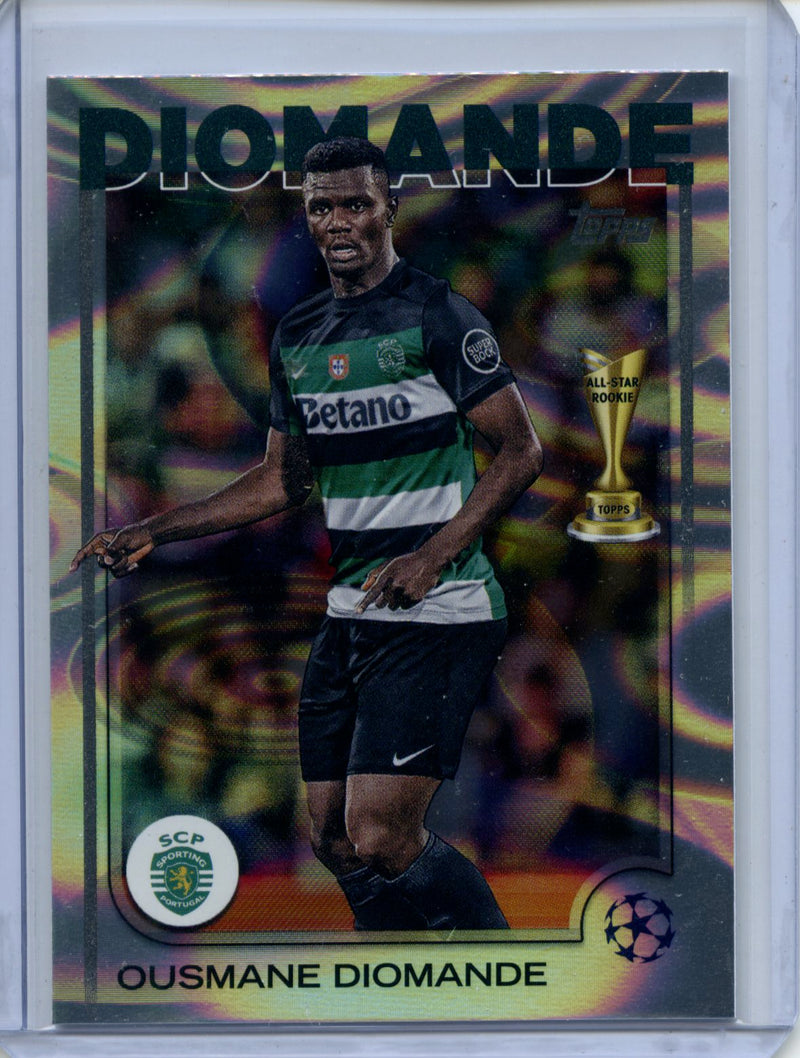 2024-25 Topps UEFA CC Ousmane Diomande Rain Drops