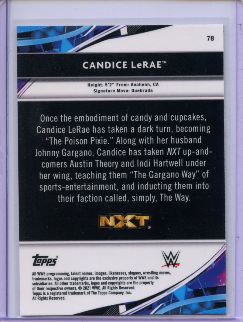 2021 Topps Finest WWE Candice LeRae