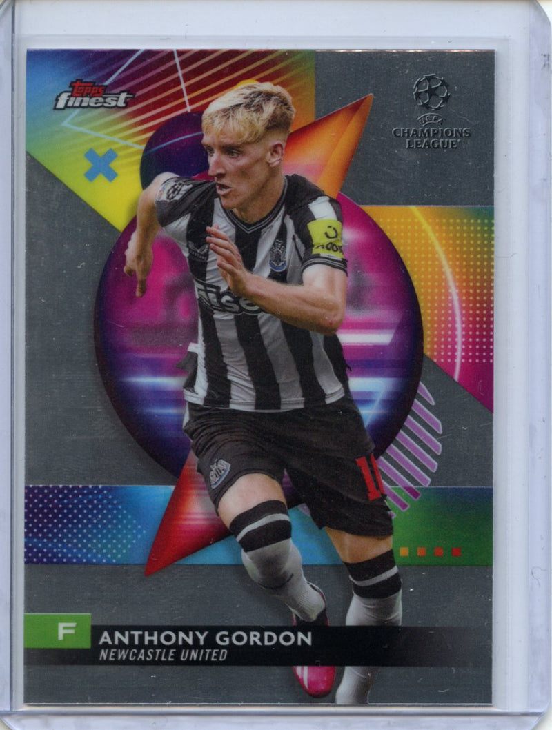 2023-24 Topps Finest UEFA Club Competitions Anthony Gordon