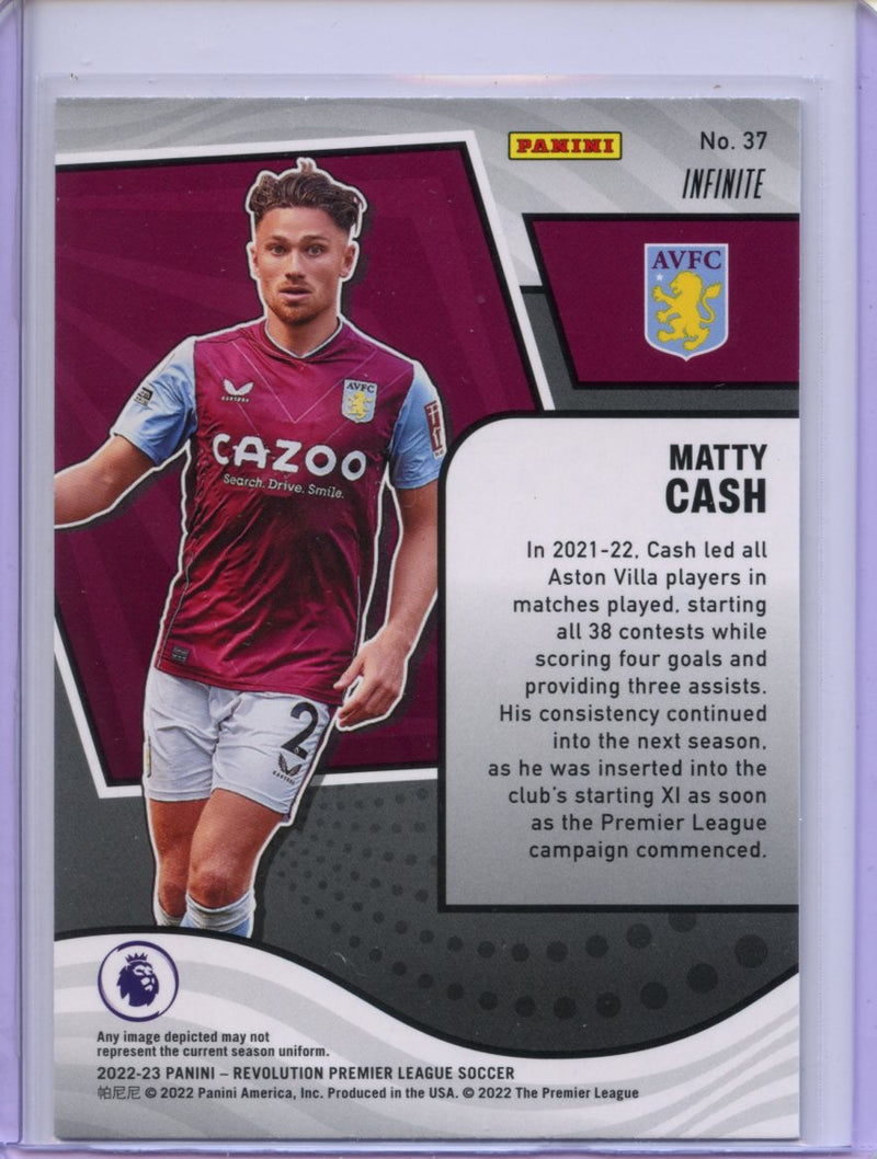 2022-23 Panini Revolution Premier League Matty Cash Infinite