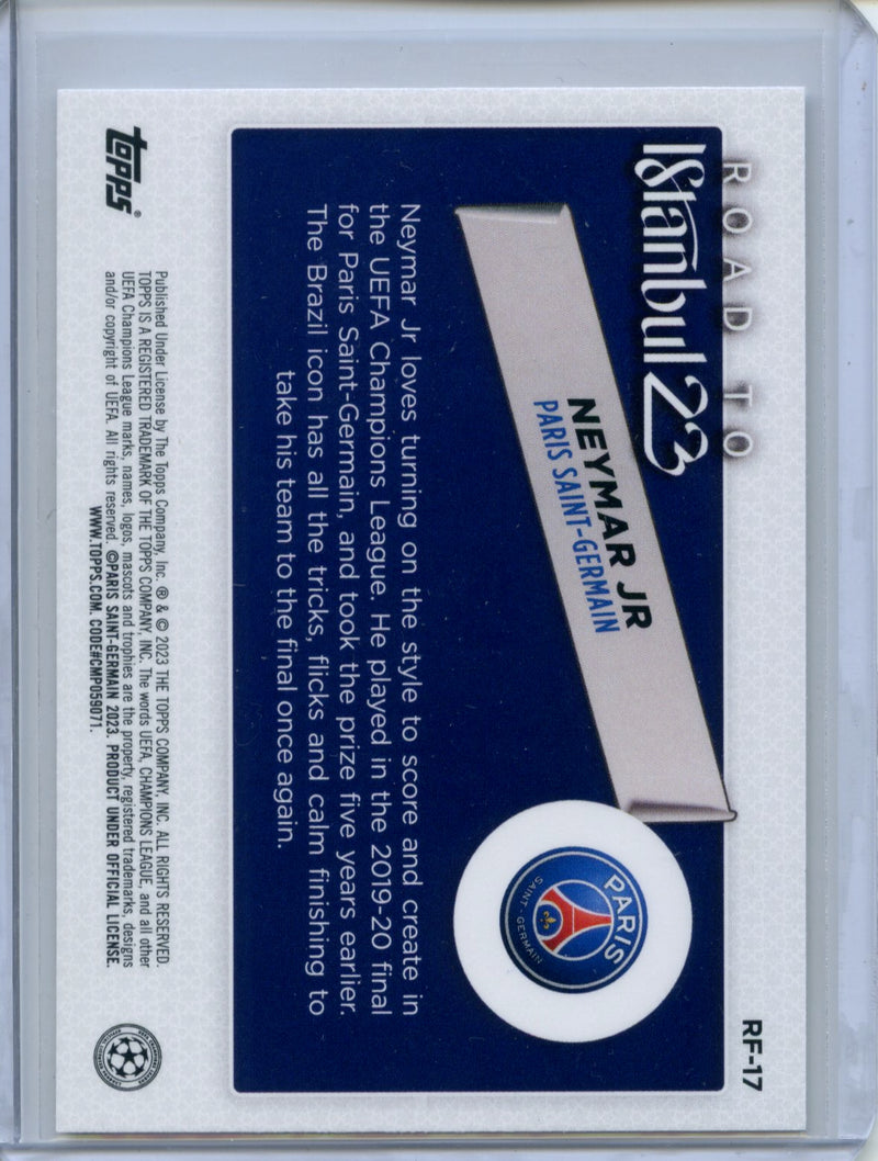 2022-23 Topps UEFA Club Competitions Neymar Jr Road To The Final
