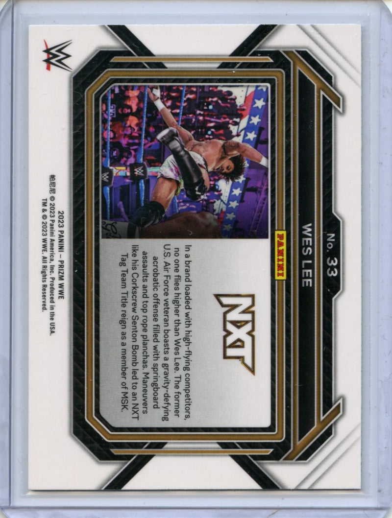 2023 Prizm WWE Wes Lee