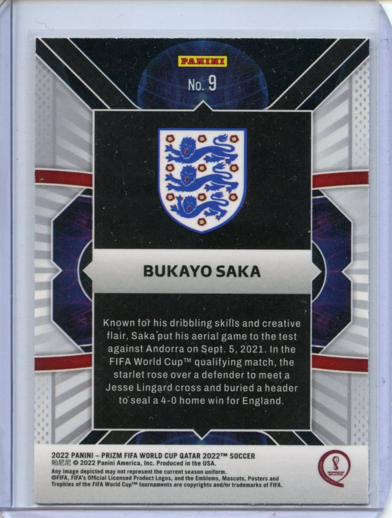 2022 Panini Prizm FIFA World Cup Qatar Bukayo Saka Phenomenon