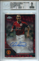 2024-25 Topps Chrome Deluxe Manchester United Henrik Larsson Autographs Red Devil 1/5