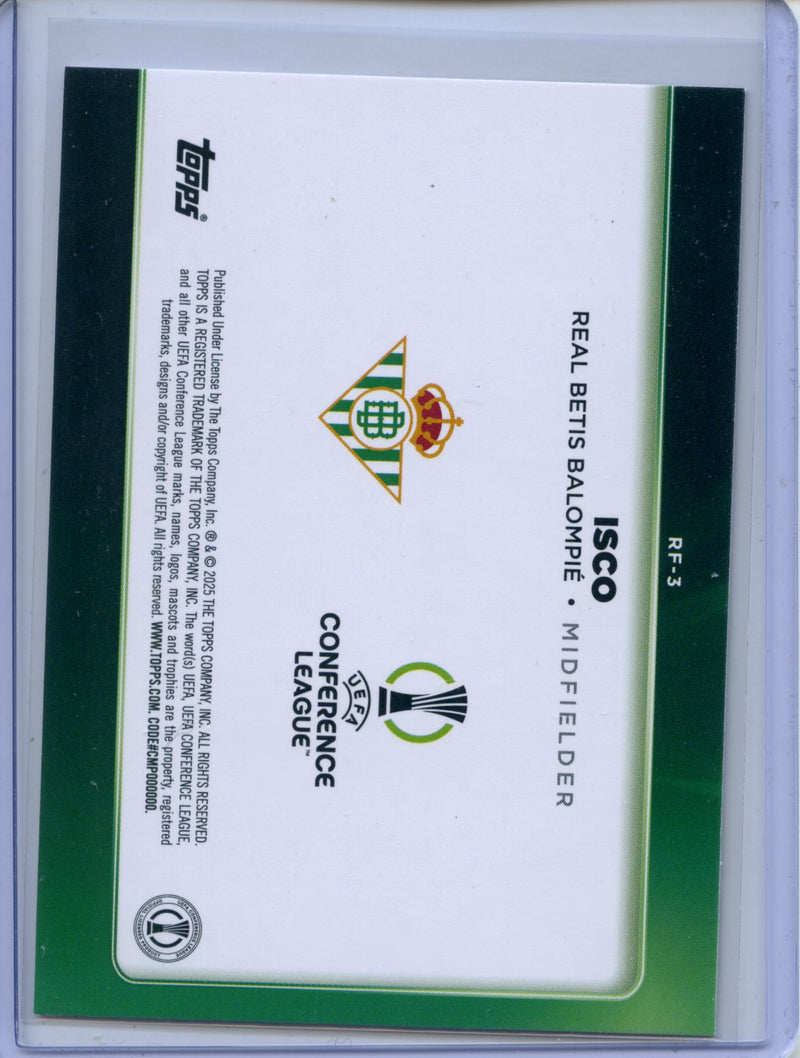 2024-25 Topps UEFA CC Isco Trophy Chasers