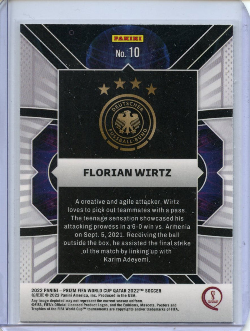 2022 Panini Prizm FIFA World Cup Qatar Florian Wirtz Phenomenon