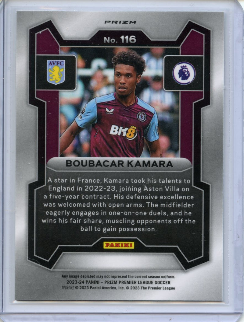 2023-24 Prizm Premier League Boubacar Kamara Breakaway Prizm