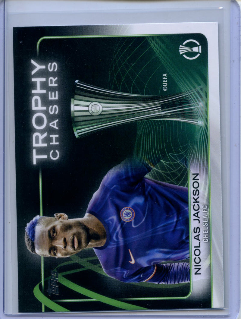 2024-25 Topps UEFA CC Nicolas Jackson Trophy Chasers