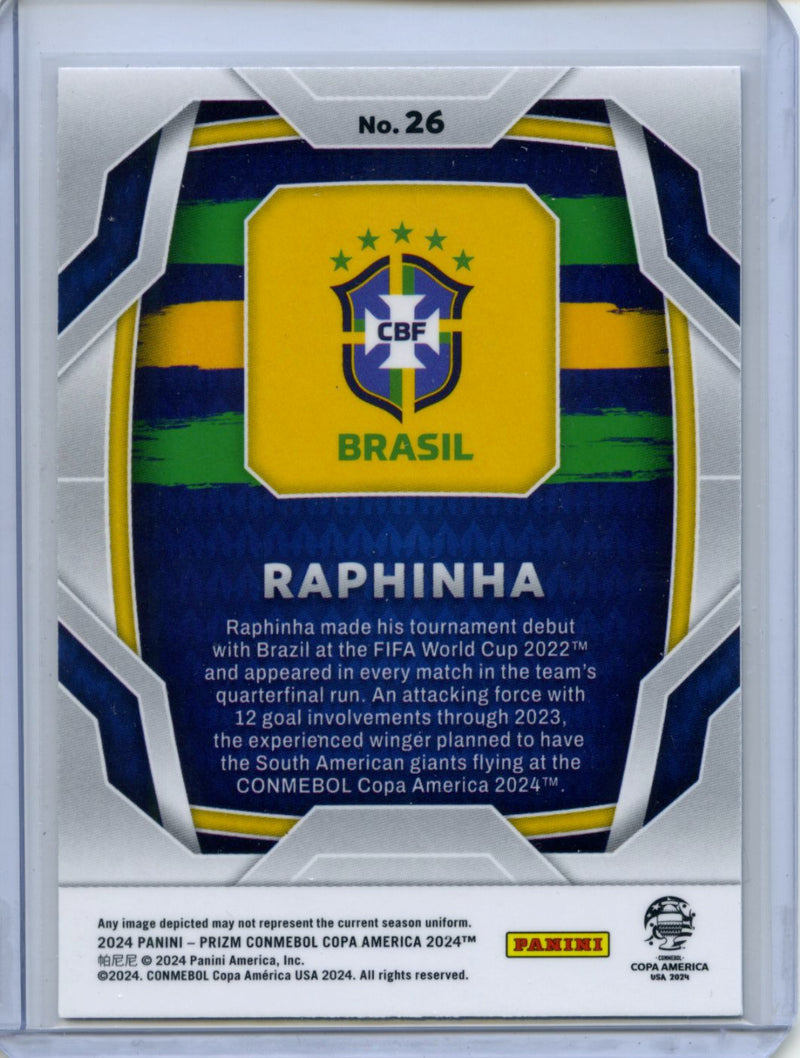 2024 Panini Prizm Copa America Raphinha