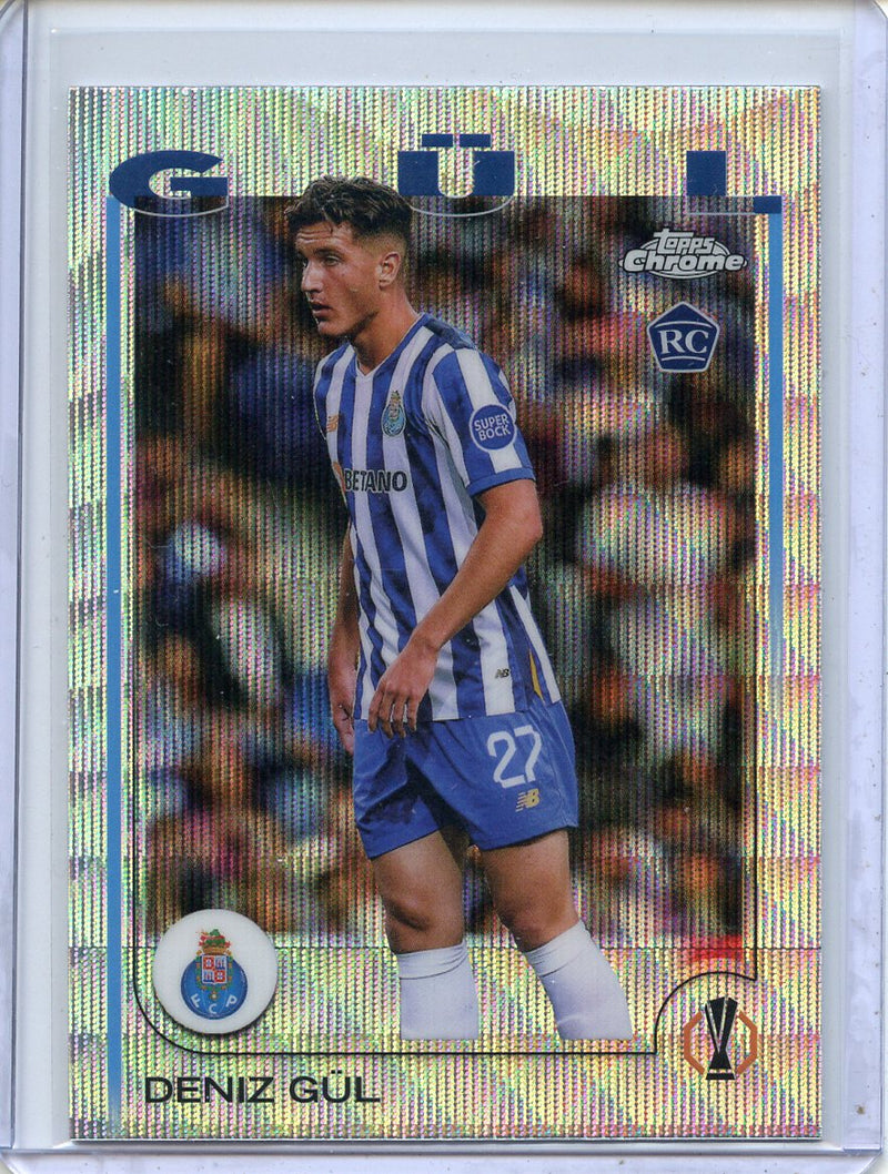 2024-25 Topps Chrome UEFA Club Comps Deniz Gul Wave