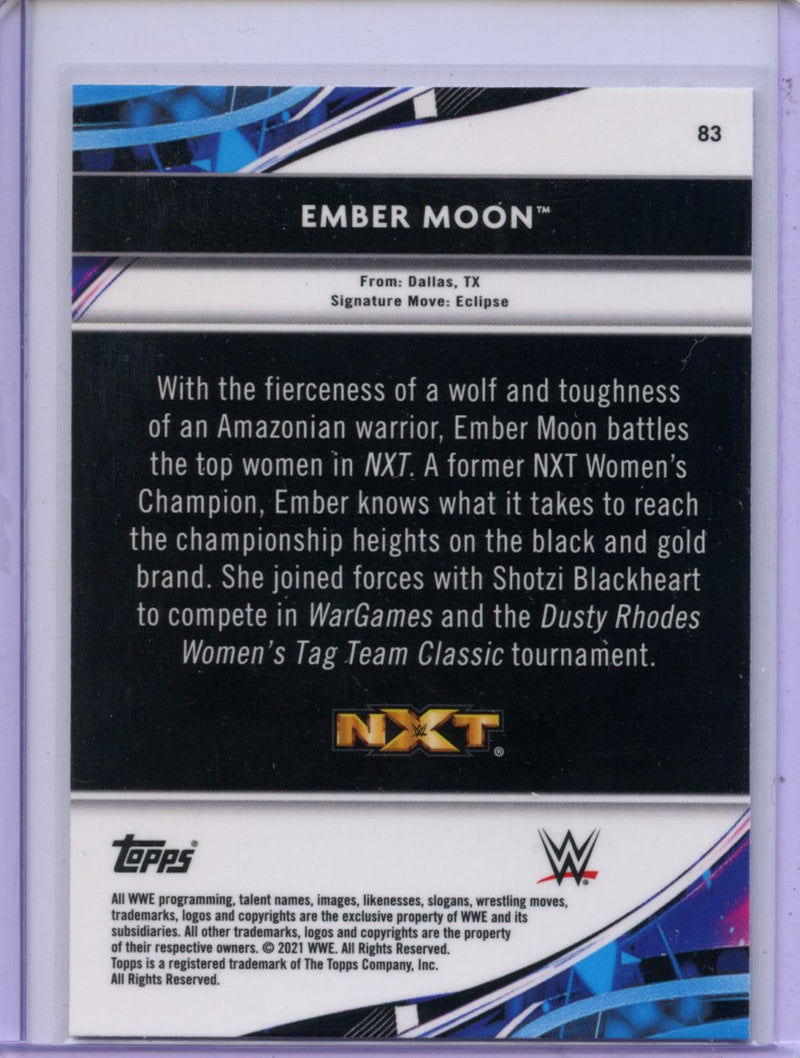 2021 Topps Finest WWE Ember Moon