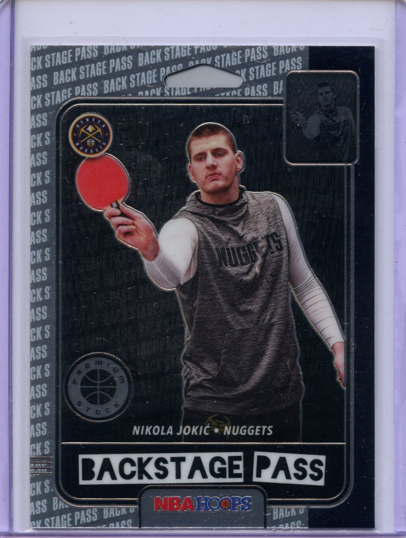 2019-20 Hoops Premium Nikola Jokic Backstage Pass