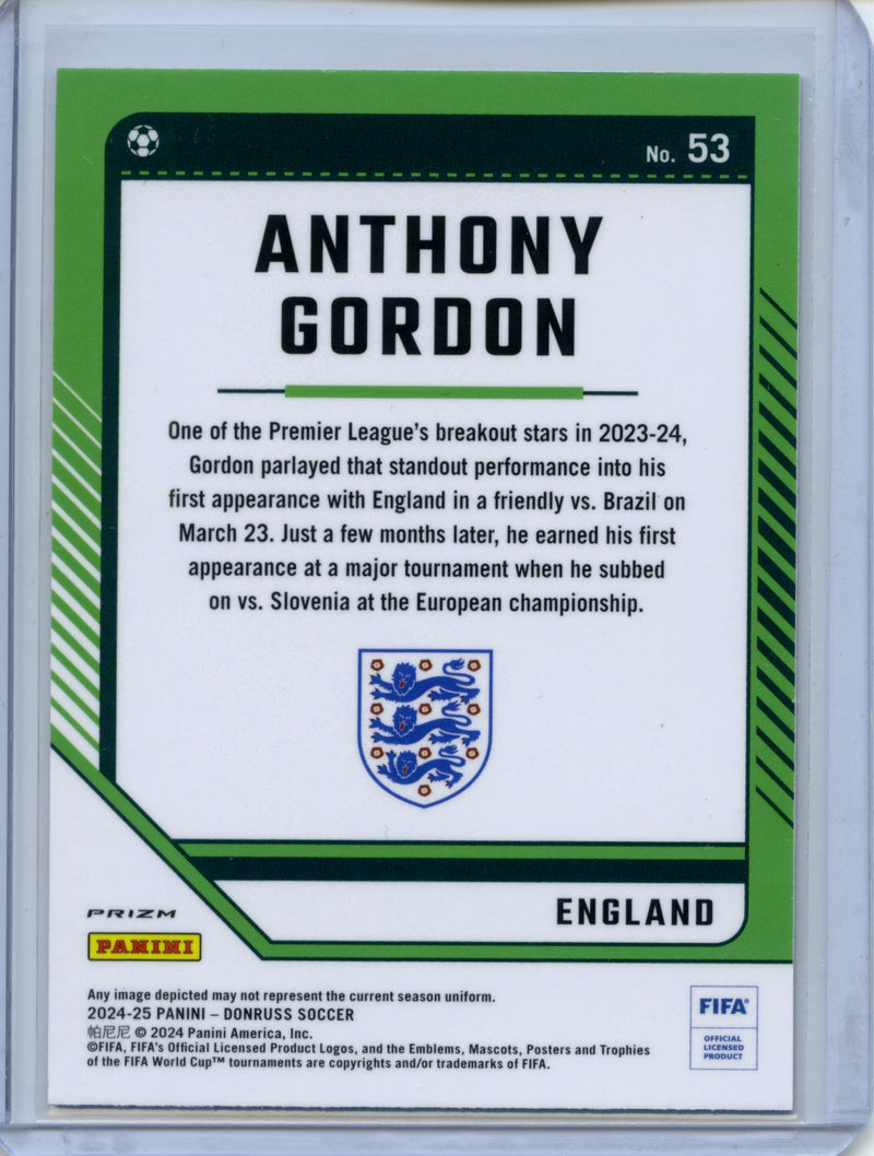 2024-25 Donruss Anthony Gordon Optic Holo