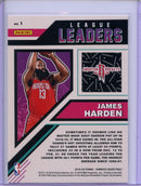 2019-20 Panini Donruss James Harden League Leaders