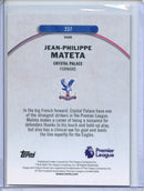 2026 Topps Finest Premier League Jean-Philippe Mateta Checkerboard Refractor