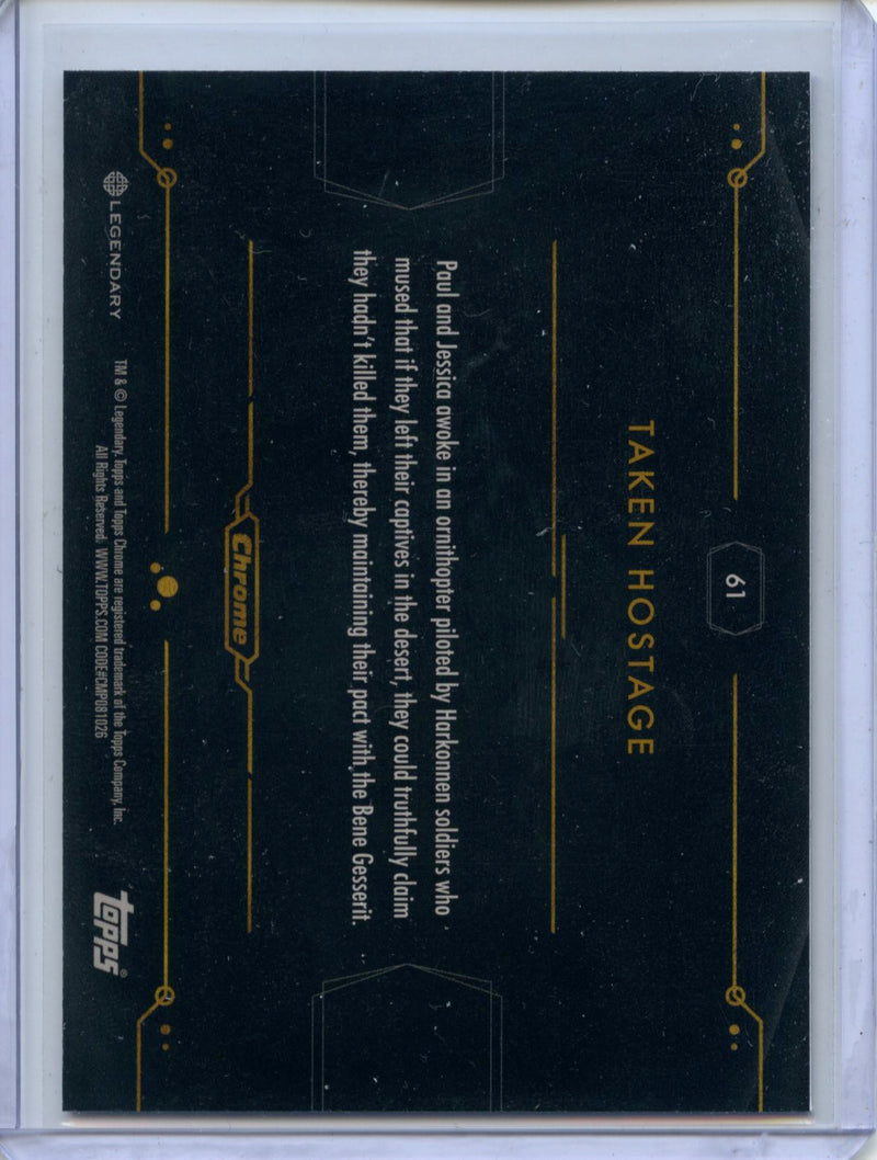 2024 Topps Dune Chrome Taken Hostage Arrakis Beige Pulsar