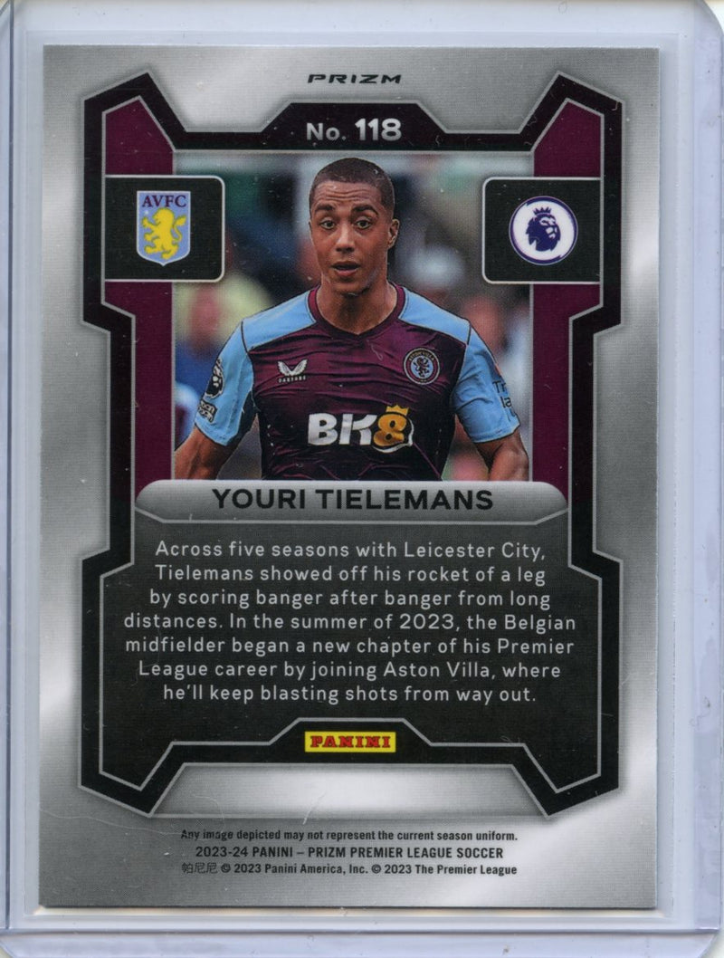 2023-24 Prizm Premier League Youri Tielemans Breakaway Prizm