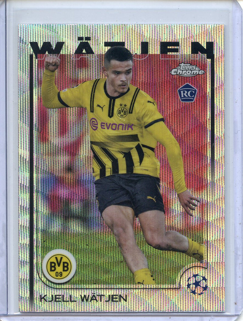 2024-25 Topps Chrome UEFA Club Comps Kjell Watjen Wave