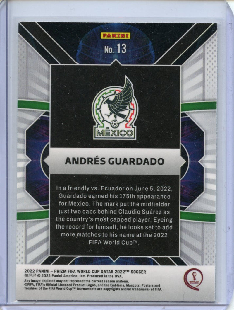 2022 Panini Prizm FIFA World Cup Qatar Andres Guardado Phenomenon