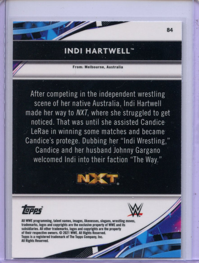 2021 Topps Finest WWE Indi Hartwell