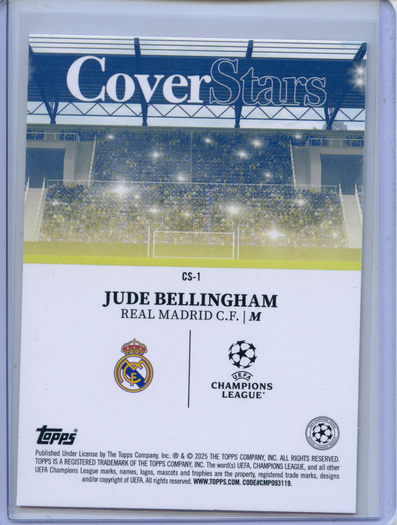 2024-25 Topps UEFA CC Jude Bellingham Cover Stars