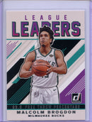 2019-20 Panini Donruss Malcolm Brogdon League Leaders