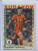 2024-25 Topps Chrome UEFA Club Comps Georgiy Sudakov Wave