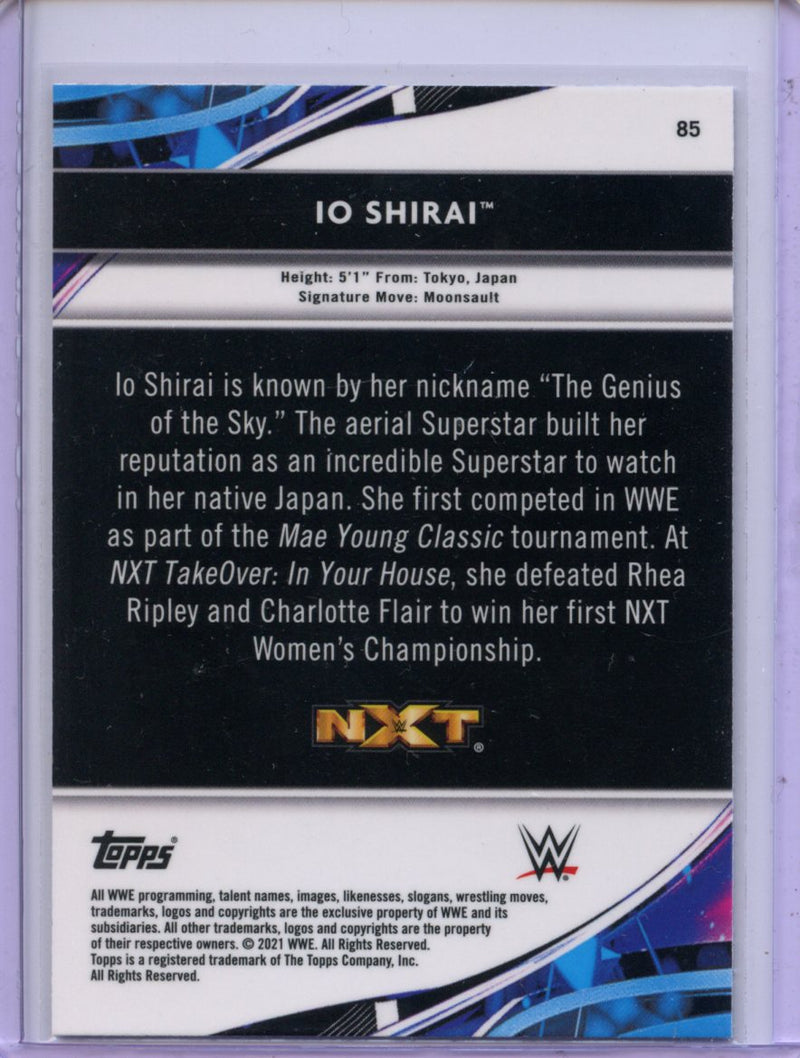 2021 Topps Finest WWE Io Shirai