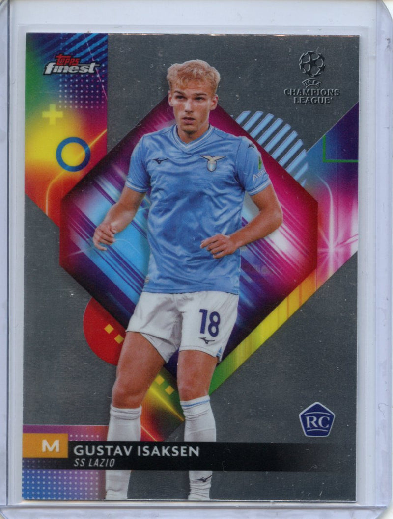 2023-24 Topps Finest UEFA Club Competitions Gustav Isaksen