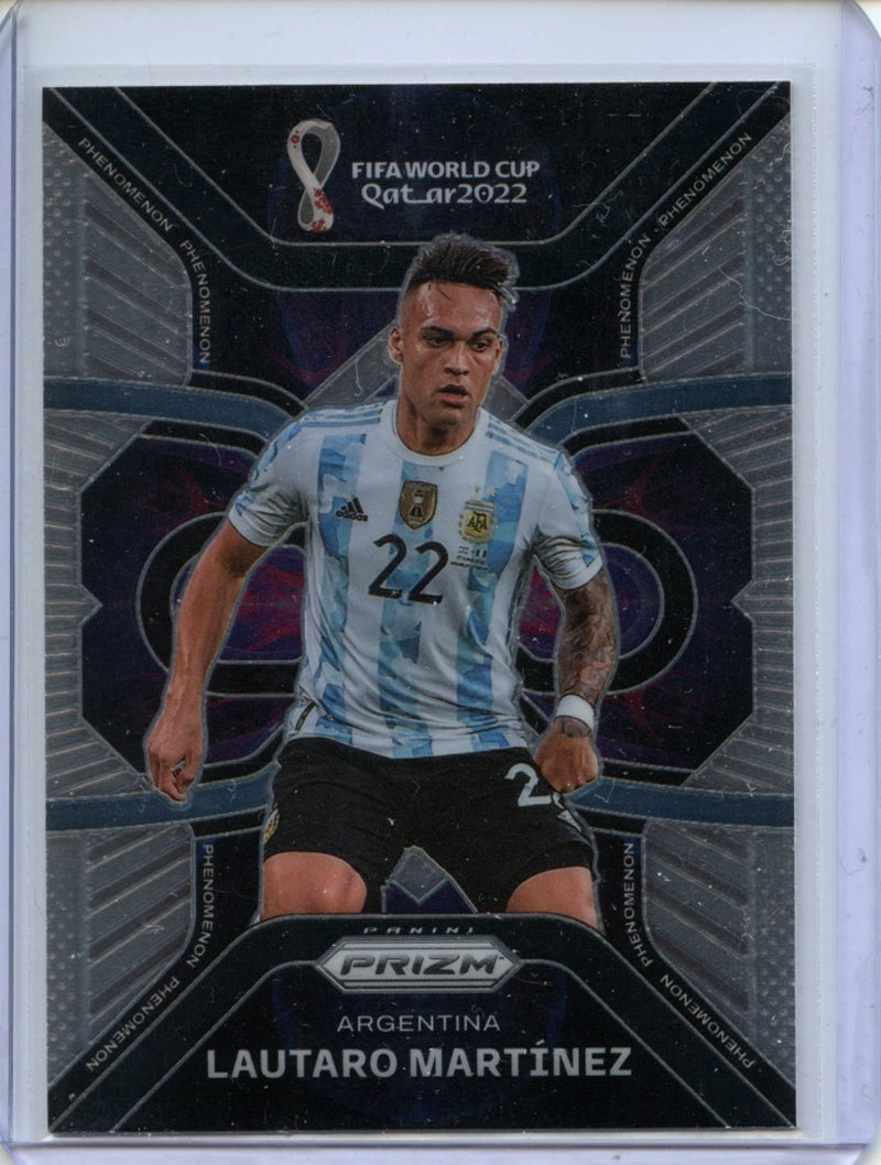 2022 Panini Prizm FIFA World Cup Qatar Lautaro Martinez Phenomenon