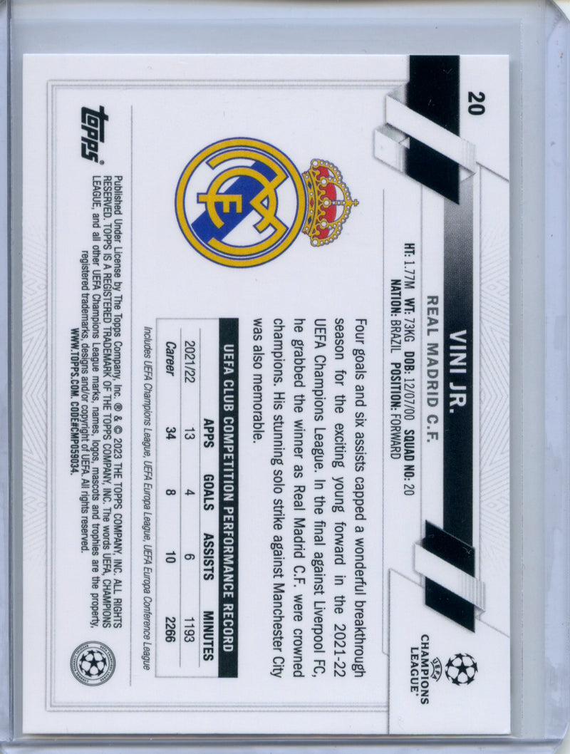 2022-23 Topps UEFA Club Competitions Vini Jr