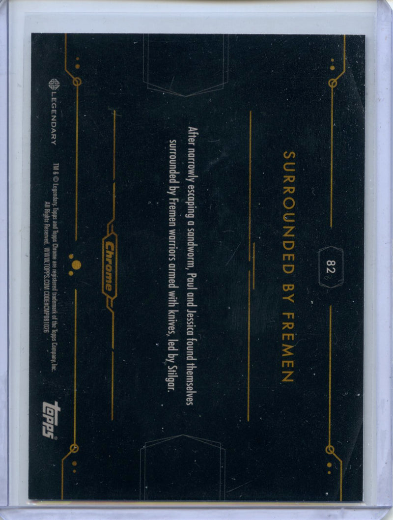 2024 Topps Dune Chrome Surrounded By Fremen Arrakis Beige Pulsar