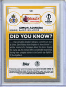 2022-23 Topps Merlin Chrome Simon Adingra