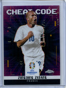 2024 Topps Chrome UEFA Euro Zinedine Zidane Cheat Code
