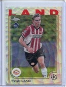 2024-25 Topps Chrome UEFA Club Comps Tygo Land Wave