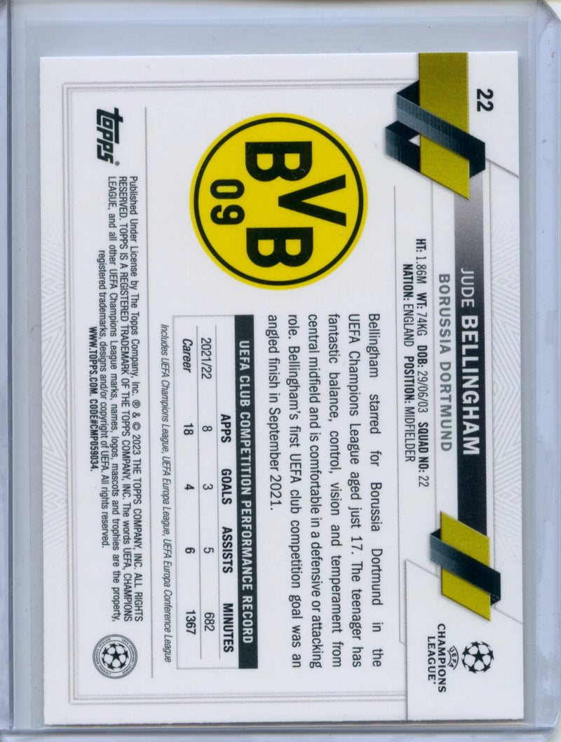 2022-23 Topps UEFA Club Competitions Jude Bellingham