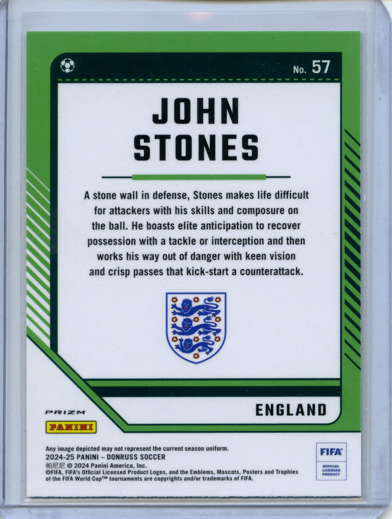 2024-25 Donruss John Stones Optic Holo