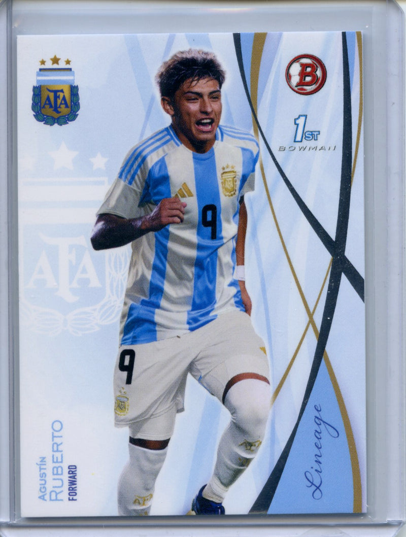 2024 Topps Argentina Lineage Agustin Ruberto Bowman 1st