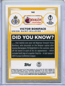 2022-23 Topps Merlin Chrome Victor Boniface